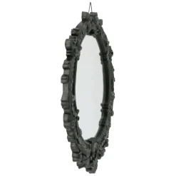 Oval Wall Mirror in Ornate Rose & Leaf Frame by Ashland®