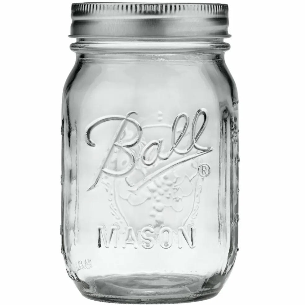 16oz. Ball® Regular Mouth Pint Mason Jars, 12ct.