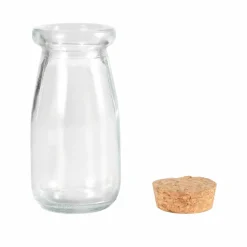 3.3oz. Clear Glass Bottle with Cork by Ashland®