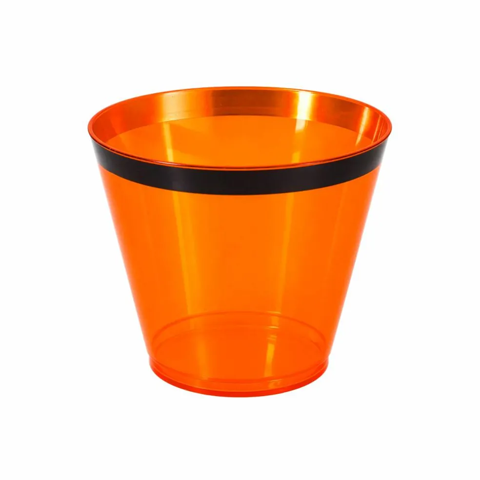 9oz. Halloween Orange and Black Cups, 20ct. by Celebrate It™