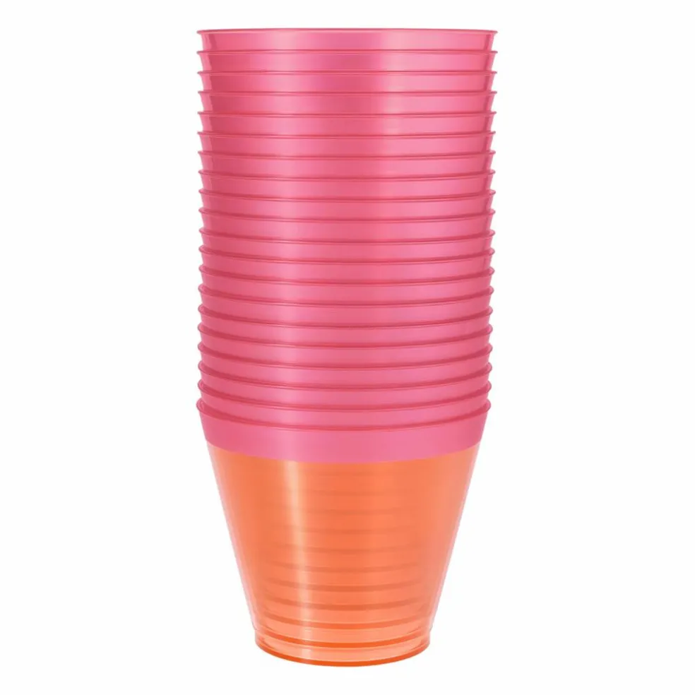 9oz. Halloween Orange and Pink Cups, 20ct. by Celebrate It™