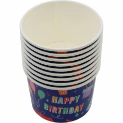 8oz. Happy Birthday Snack Cups, 10ct. by Celebrate It™