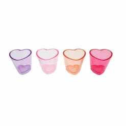 2oz. I Do Crew Heart Shot Glasses, 4ct.