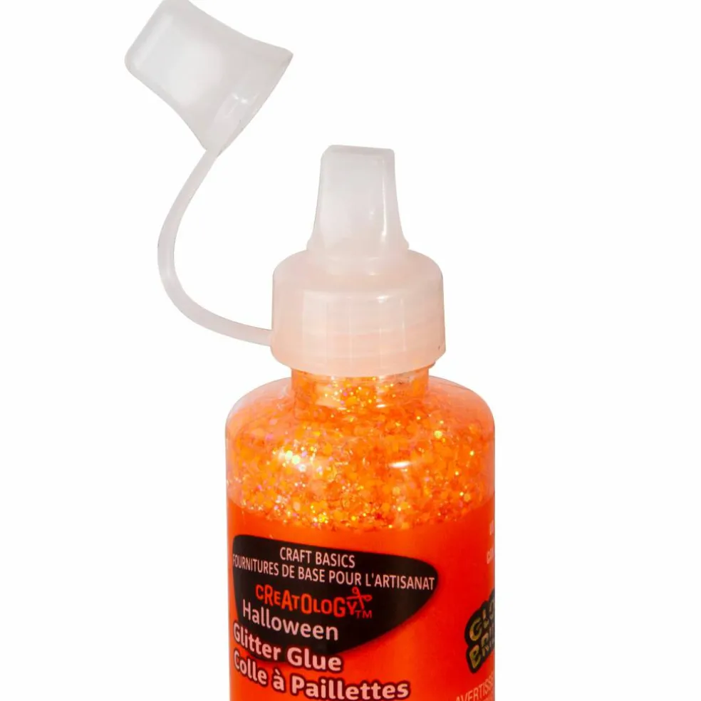 1.8oz. Light Orange Glow-in-the-Dark Glitter Glue by Creatology™