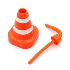9.5oz. Orange & White Cone Cup by Celebrate It™