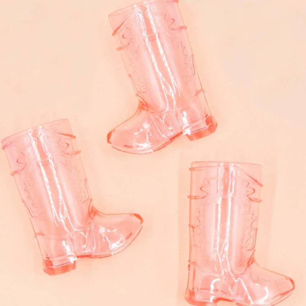 1.5oz. Pink Boot Scootin' Shot Cups, 4ct.