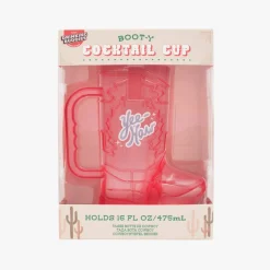 16oz. Pink Cowboy Boot Cup