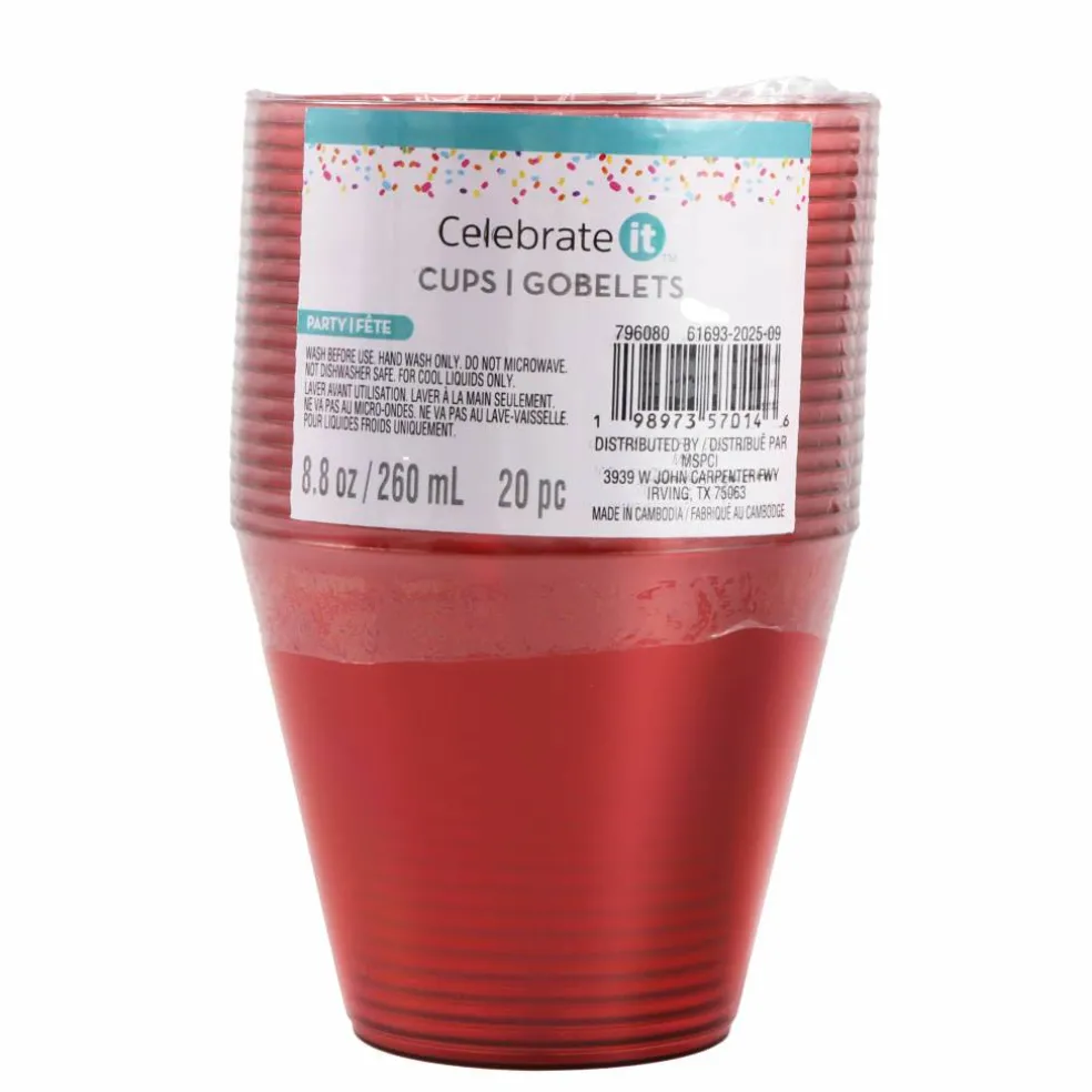 8.8oz. Plastic Cups, 20ct. by Celebrate It™