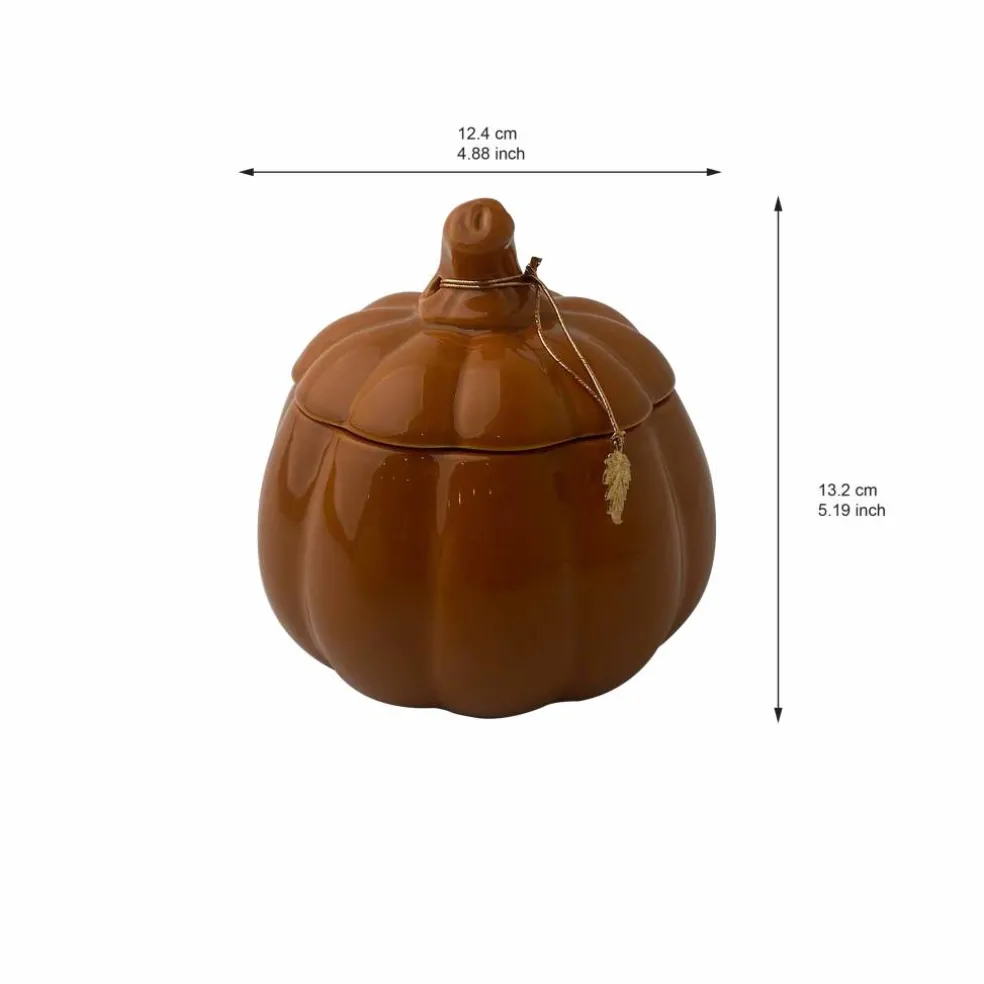 11oz. Pumpkin Hazelnut Scented Ceramic Pumpkin Candle by Ashland®