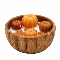 8.25oz. Pumpkin Punch Scented Round Dough Bowl Candle by Ashland®
