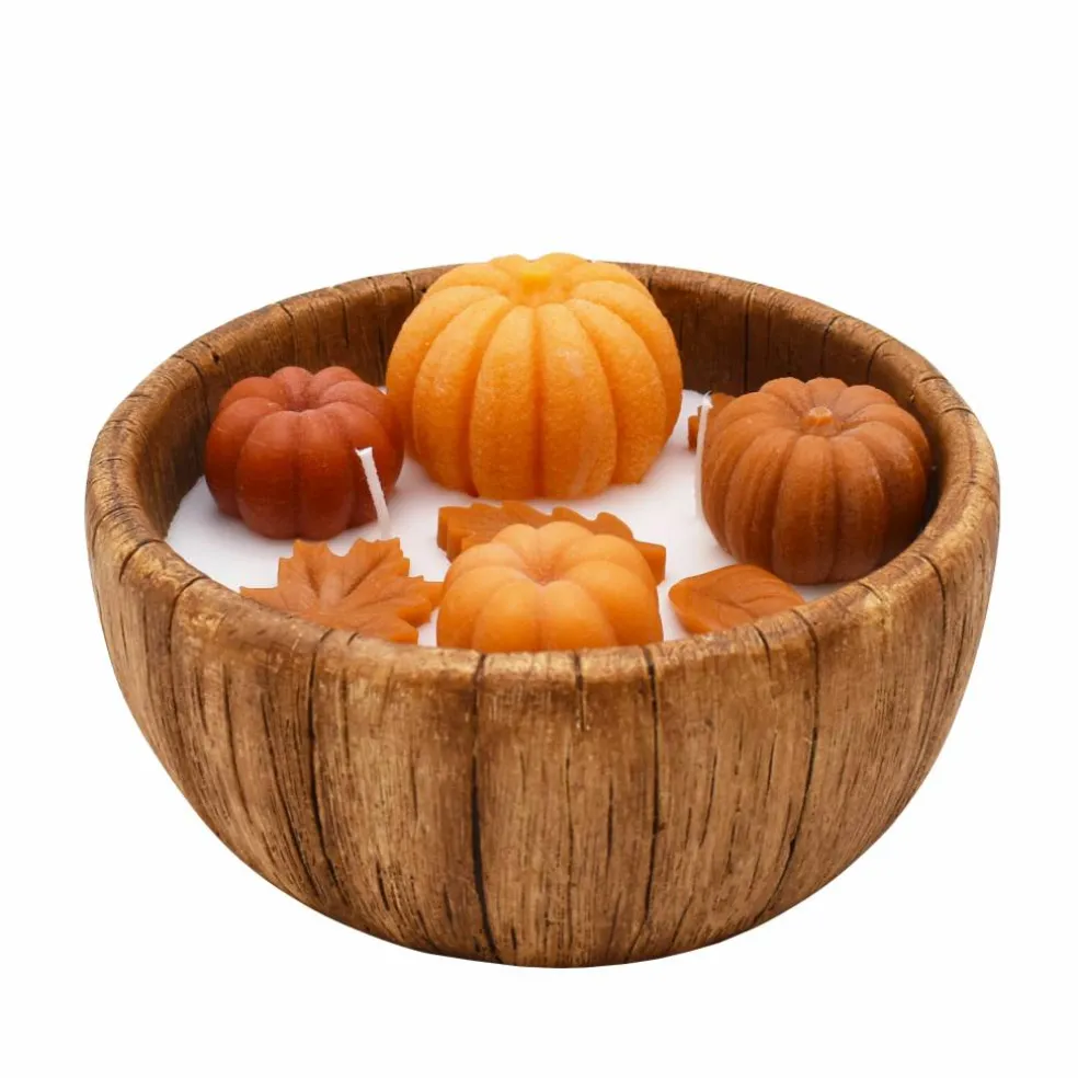 8.25oz. Pumpkin Punch Scented Round Dough Bowl Candle by Ashland®
