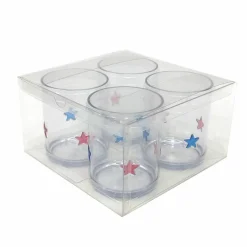 13.5oz. Red, White & Blue Stars Tumblers, 4ct. by Celebrate It™