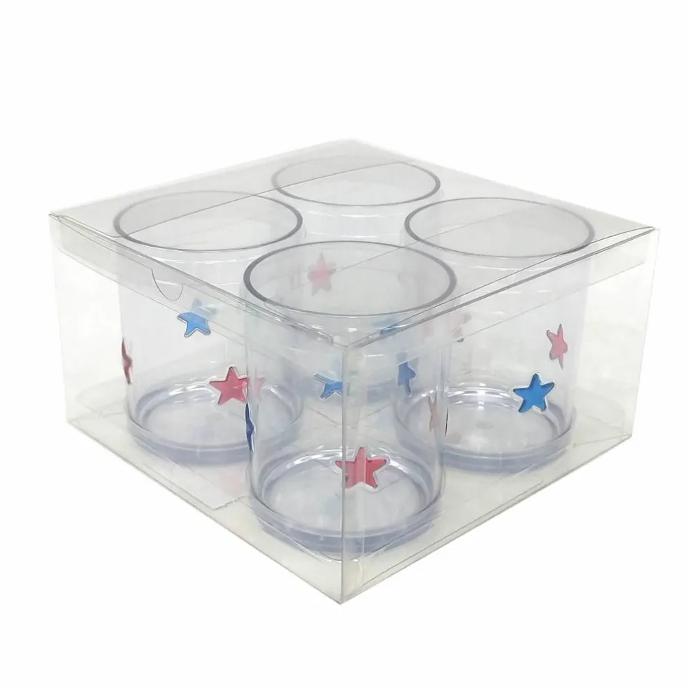 13.5oz. Red, White & Blue Stars Tumblers, 4ct. by Celebrate It™