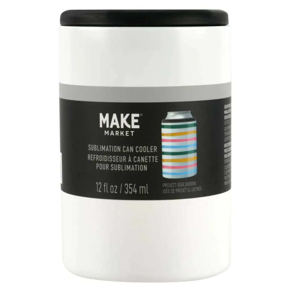 12oz. Stainless Steel Sublimation Can Cooler by Make Market®