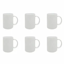 15oz. White Ceramic Sublimation Mugs, 6ct. by Make Market®