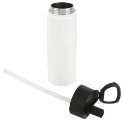 22oz. White Stainless Steel Sublimation Water Bottle by Make Market®