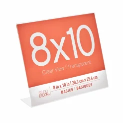 12 Pack: Acrylic Bent Horizontal 8