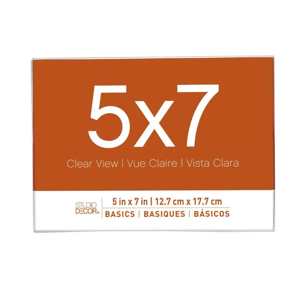 24 Pack: Acrylic Horizontal Bent 5" x 7" Frame, Basics by Studio Décor®