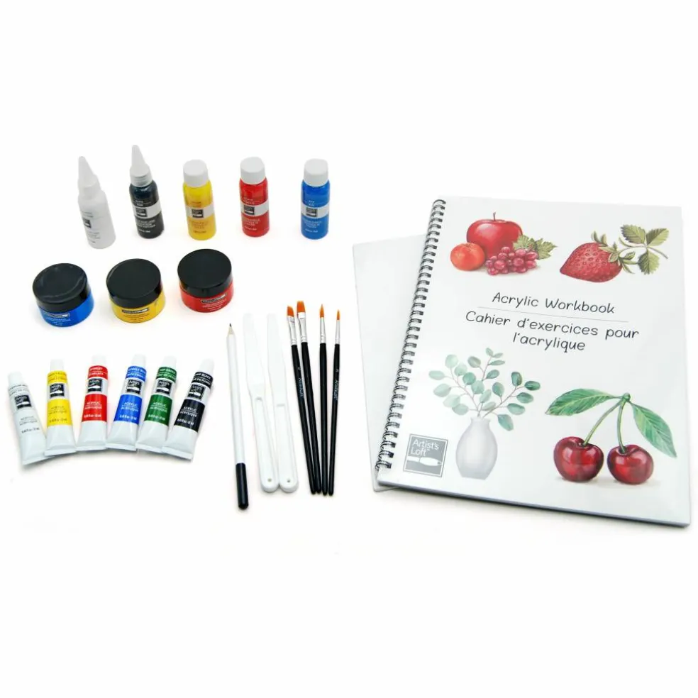 6 Pack: Acrylic Painting Technique Set by Artist's Loft™
