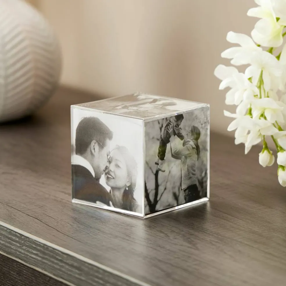 12 Pack: Acrylic Photo Cube Basics By Studio Décor®, 3.5" x 3.5"
