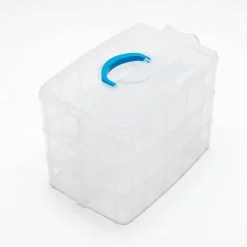 6 Pack: Adjustable Snap Box Jewelry Organizer by Bead Landing™
