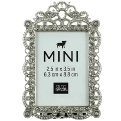 24 Pack: Antique Silver with Jewels 2.5