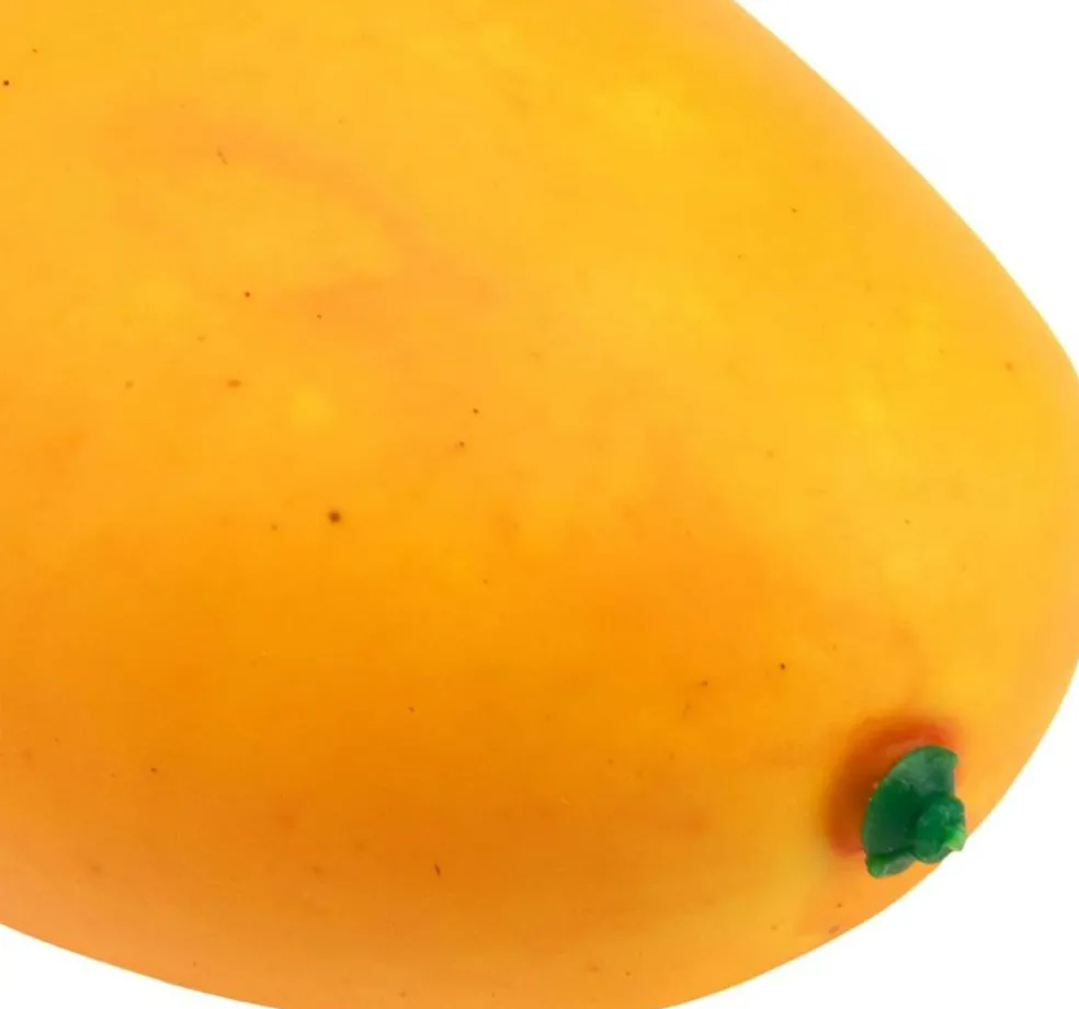 4Pack Artificial Mango,Fake Green Mango Fake Fruit Artificial Fruits