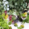 10 Pack Assorted Artificial Grapes Frosted Grape Clusters Decorative Grapes