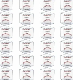 24 Pack Baseball Display Case, UV Protected Acrylic Boxes for Display,Clear Display Case Baseball Cube Memorabilia Showcase Autograph Ball Protector…