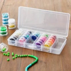 12 Pack: Bead Storage Box with 6 Container Stacks by Bead Landing™