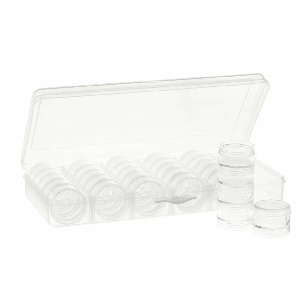 12 Pack: Bead Storage Box with 6 Container Stacks by Bead Landing™