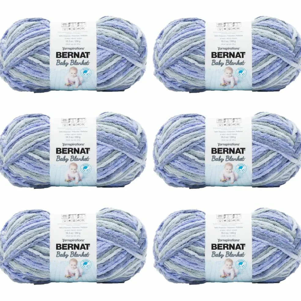 6 Pack: Bernat® Baby Blanket™ Yarn