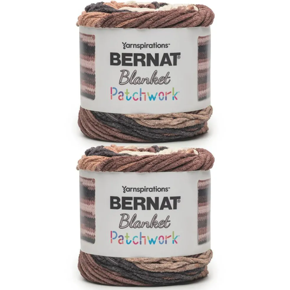 2 Pack Bernat® Blanket Patchwork™ Yarn