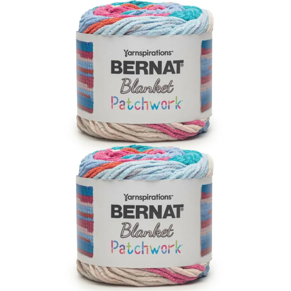 2 Pack Bernat® Blanket Patchwork™ Yarn