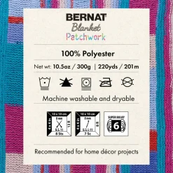 2 Pack Bernat® Blanket Patchwork™ Yarn