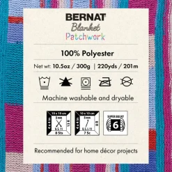 2 Pack Bernat® Blanket Patchwork™ Yarn