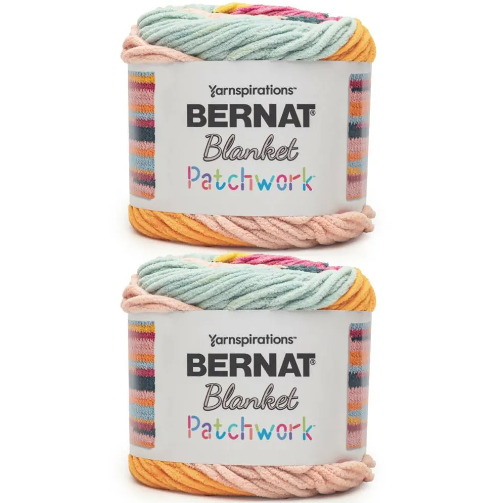 2 Pack Bernat® Blanket Patchwork™ Yarn