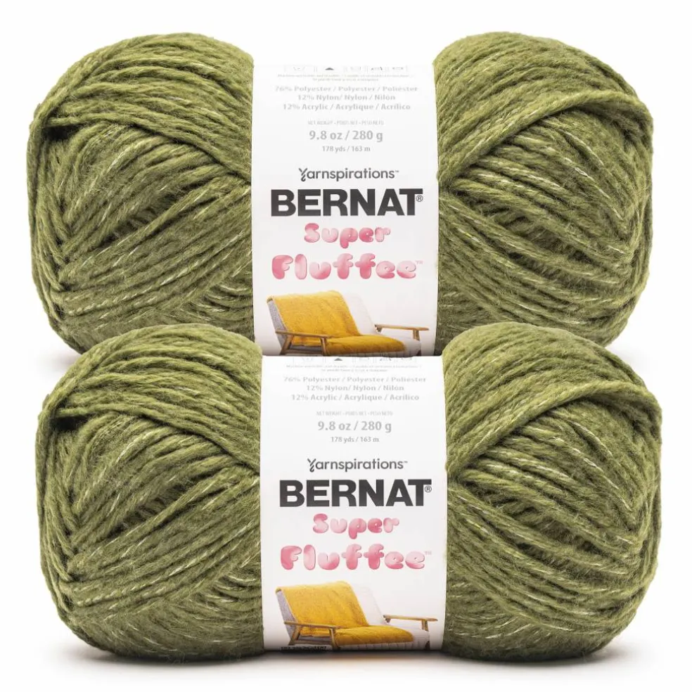 2 Pack Bernat® Super Fluffee™ Yarn