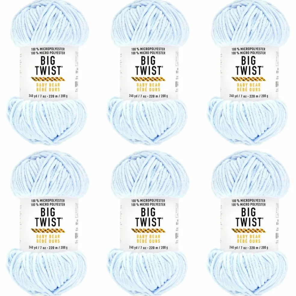 6 Pack: Big Twist® Baby Bear Yarn