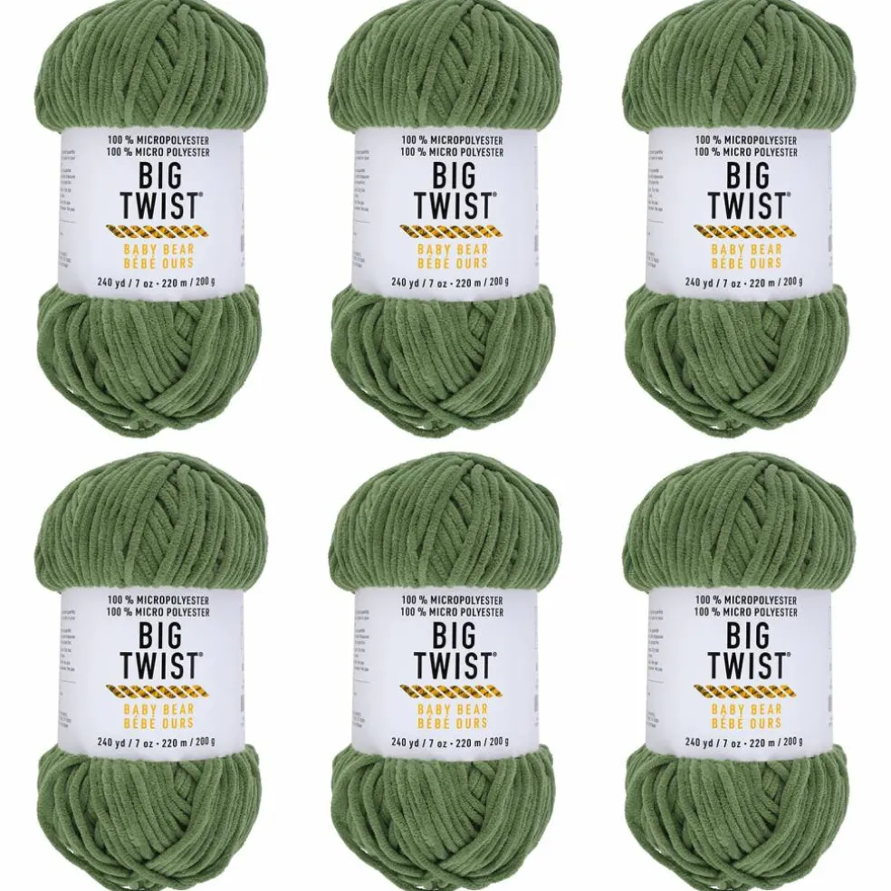 6 Pack: Big Twist® Baby Bear Yarn