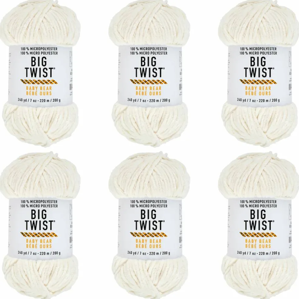 6 Pack: Big Twist® Baby Bear Yarn