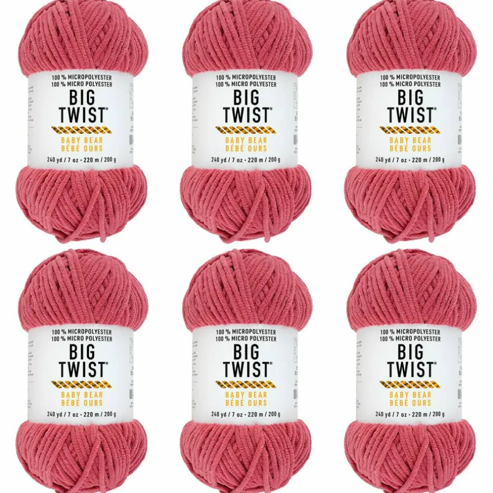 6 Pack: Big Twist® Baby Bear Yarn