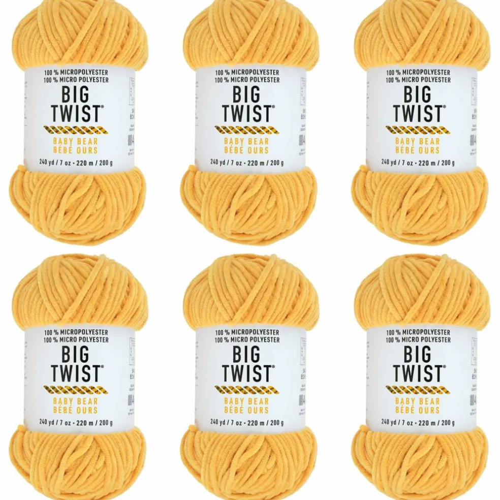 6 Pack: Big Twist® Baby Bear Yarn