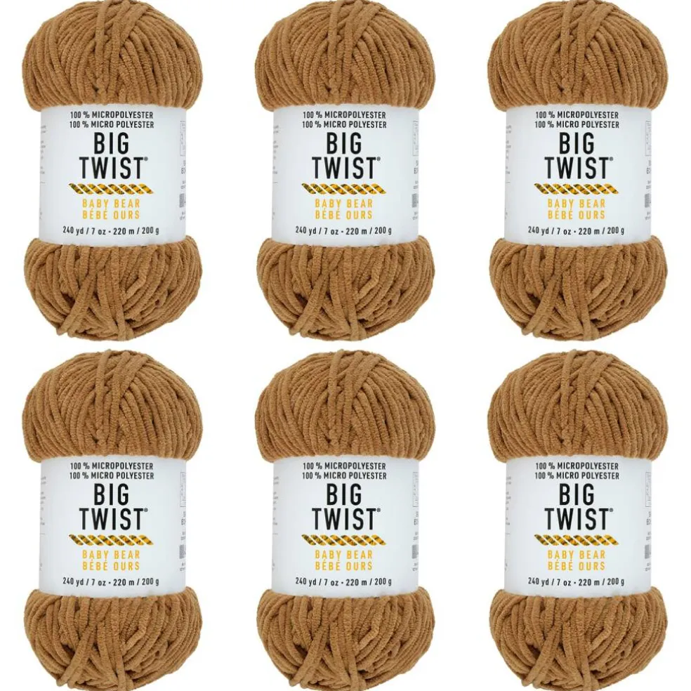 6 Pack: Big Twist® Baby Bear Yarn