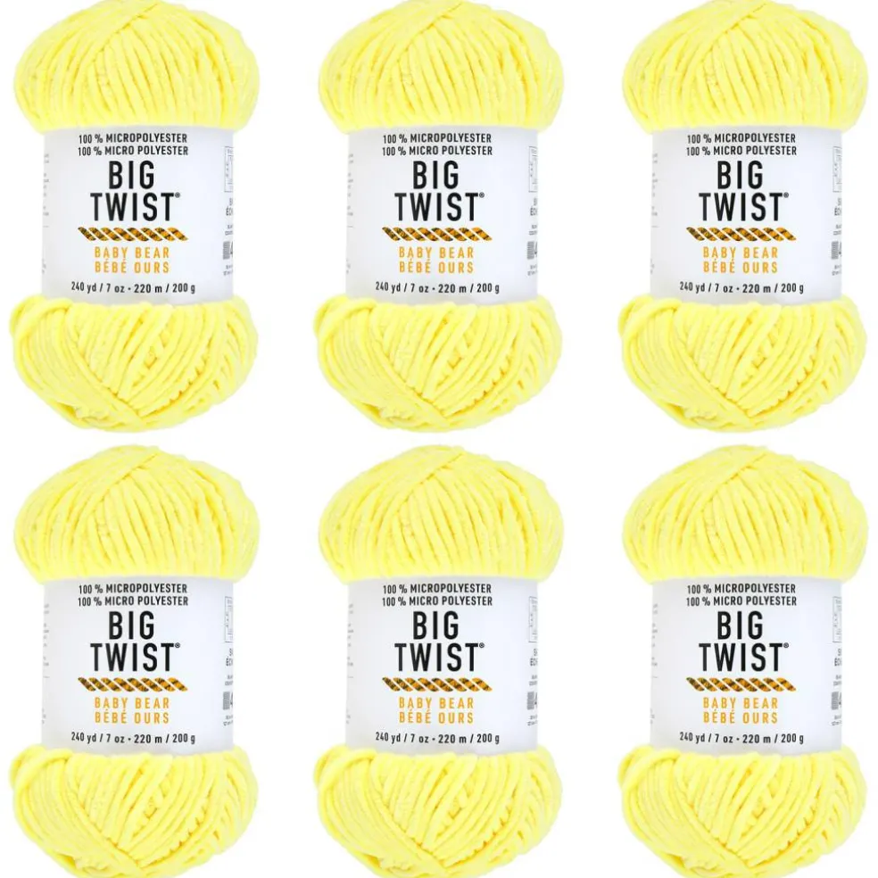 6 Pack: Big Twist® Baby Bear Yarn