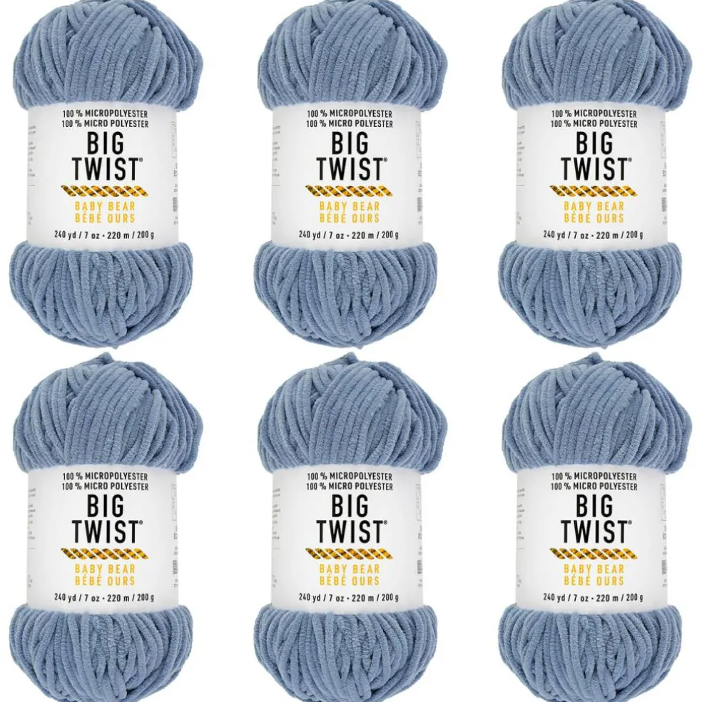 6 Pack: Big Twist® Baby Bear Yarn