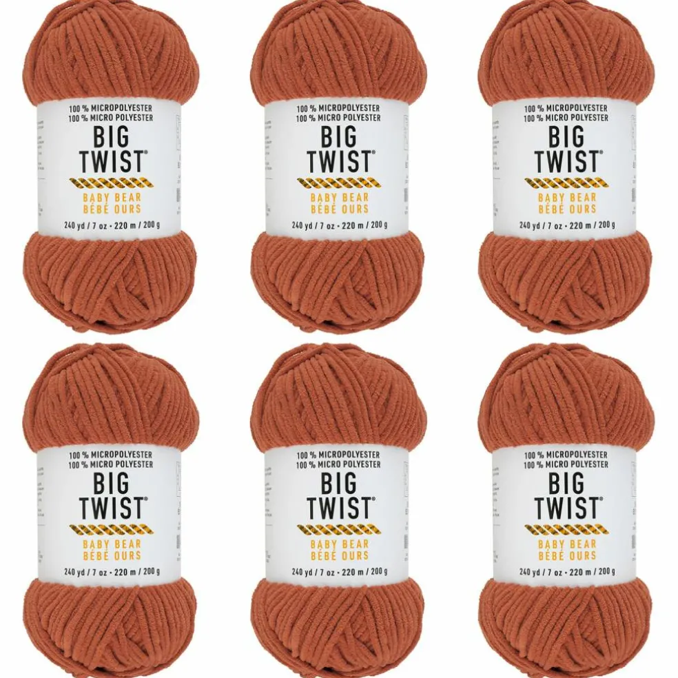 6 Pack: Big Twist® Baby Bear Yarn