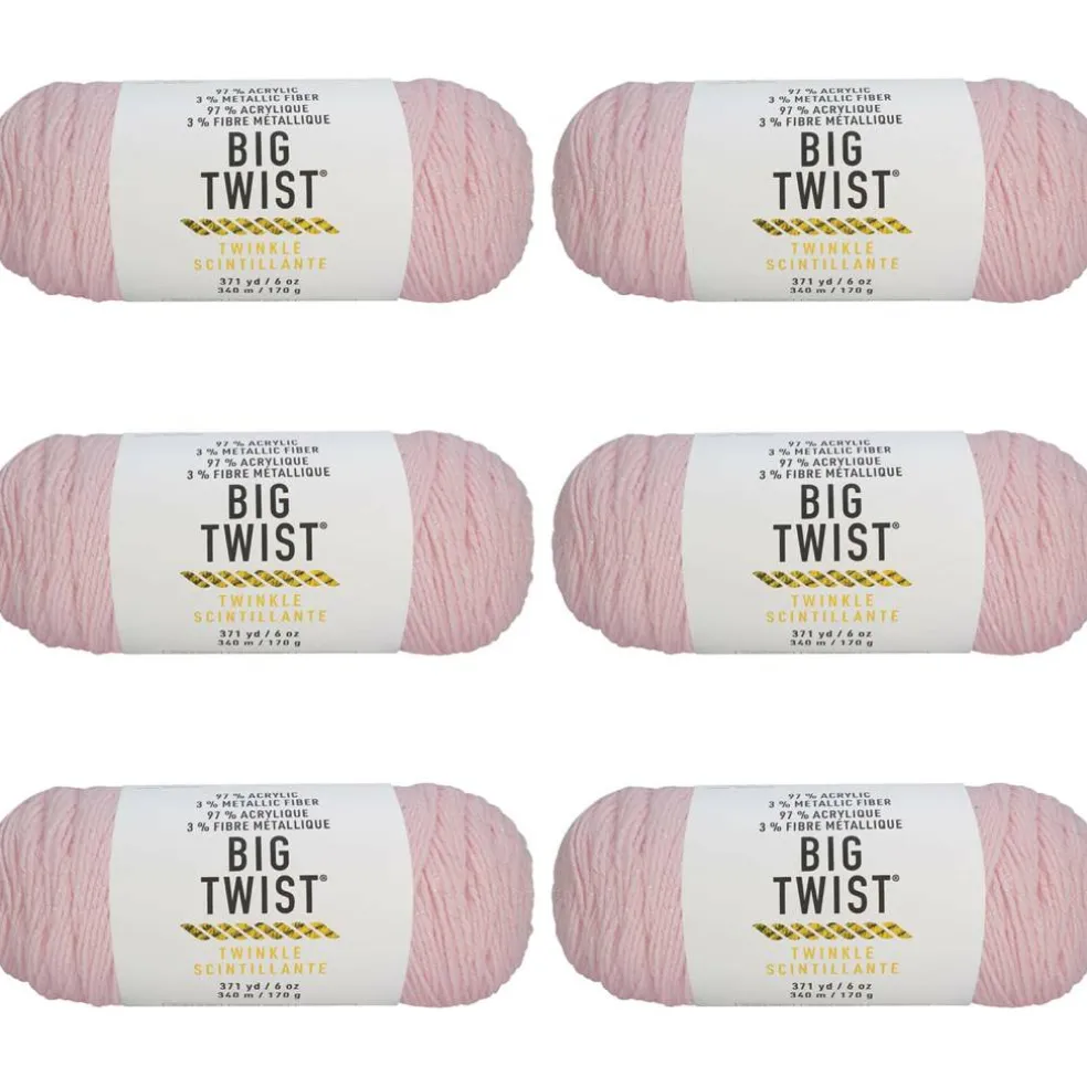 6 Pack: Big Twist® Twinkle Yarn