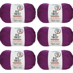 6 Pack: Big Twist® Value Pound+ Yarn