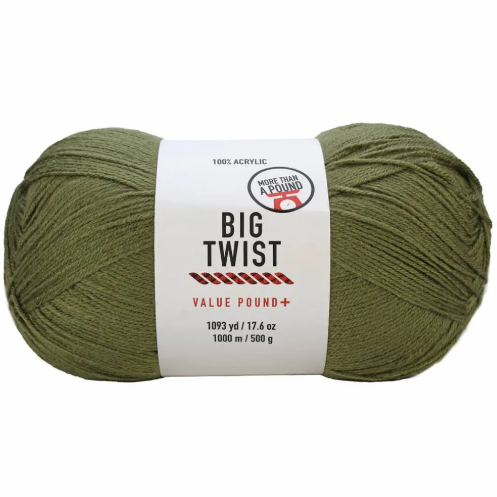 6 Pack: Big Twist® Value Pound+ Yarn